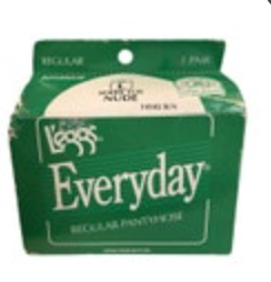 VTG NEW SEALED Leggs Regular 100% Nylon Pantyhose Size L Sheer Toe Nude