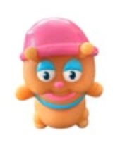 Playskool Glo Bug Worm Friends Hasbro Glows Butterfly Finger Puppet Vintage 80s