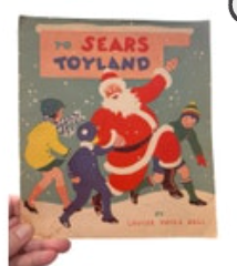 Vintage To Sears Toyland Booklet Puzzles Games Christmas Recipes Not Written In