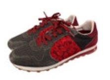PEPE JEANS Womens Trainers Sneakers Size 9 (EU 40) Pony Hair Animal Print Red Gr