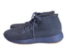 Allbirds Men's 12 Blue High Top Wool Runner Mizzles Sneakers