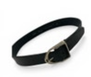 Tory English Bridle Black Leather Belt Men’s Size 28 Chrome D Buckle