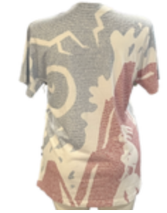 Shakespeare's The Tempest Super Sublimation Graphic T-Shirt White Blue Red