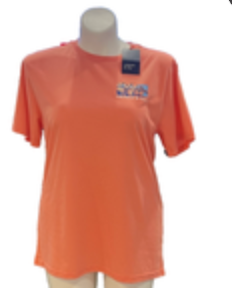 NWT Crown and Ivy Coral Southern Derby Graphic Print T-Shirt Size Large