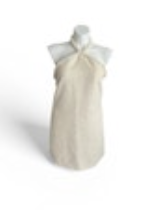 HYACINTH HOUSE Ivory Tweed & Pearl Petra Mini Dress Size XL EUC