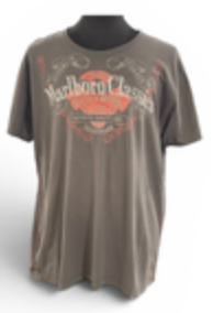 Vintage Marlboro Classics Shirt Mens XXL Gray Graphic Cotton Tee Y2K