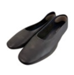 Jeffrey Campbell Leather Navy Blue Trustee Pump Flat Size 10 Classic Modernist