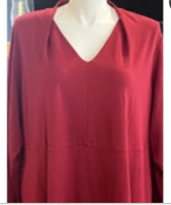 J Jill Wearever Collection NWT Dress 4X Cherry Wine Color Midi Maxi Dress $129