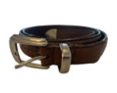 PGA Tour Golf Belt Mens Size 36 Brown Top Grain Leather Weave Pattern