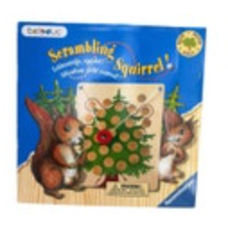 Ravensburger Scrambling Squirrel Game 2003 Wooden One Ball With Instructions