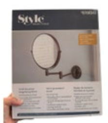 New Giagni Oil-Rubbed Bronze Double-sided 5X Magnifying Mirror Wall-mounted