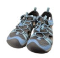 Teva Kids Unisex Manatee Sandals Shoes Size 2 Blue Youth Hiking Water Beach