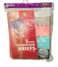 Fruit of the Loom Women's Underwear Microfiber Panties Size Large 4 Pack Read