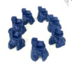 Catan Junior Board Game Replacement Parts Only Blue Lair Set Of Seven 7