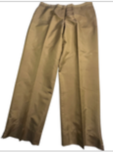 Liz Claiborne TABITHA Gold Silk Pants Size 16
