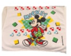 Vintage Mickey Mouse Bath Towel Cannon Walt Disney Bathroom Made In The USA