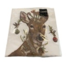 PPD "Christmas Princess by Vicki Sawyer" Paper Cocktail Napkins Deer Animal 20ct