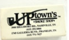 Vintage Matchbook Box Uptown’s Smoke Shop Franklin, TN
