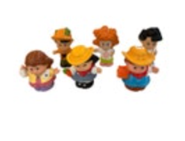Vintage Fisher Price Little People Lot Of 6 Figures Early 2000’s