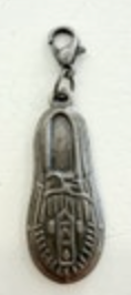 Vintage St. Labre Indian School Moccasin Shoe Pendant Zipper Pull Charm