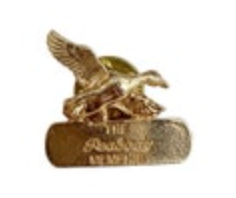 Vtg The Peabody Hotel Ducks Memphis TN Gold Tone Hat Lapel Pin Souvenir Duck