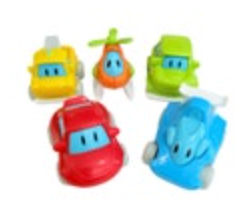 Toddler Cars Truck Helicopter Toy Set Of 5 Push Car Vehicle Play