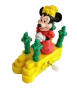 VTG Burger King Disney Celebration Parade Wind-Up Toy Minnie Mouse Works 90’s