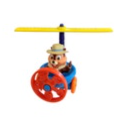 Disney Rescue Rangers Chip N' and Dale Helicopter Figure Figurine Vintage 1989