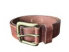 Lauren Ralph Lauren Distressed Brown Leather Belt Rugged Classic XL 33-37