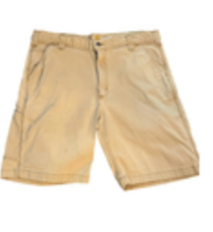 Carhartt Relaxed-Fit 9” Khaki Dungaree Shorts, Men’s Size 36” READ