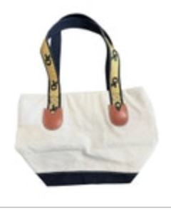 Georgia Tech Canvas Small Tote Bag Yellow Jackets Classic Cotton Moon Shine
