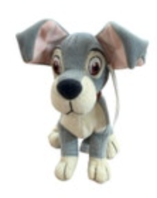 Disney Store Tramp Lady And The Tramp 7” Mini Bean Bag Plush Toy NWT