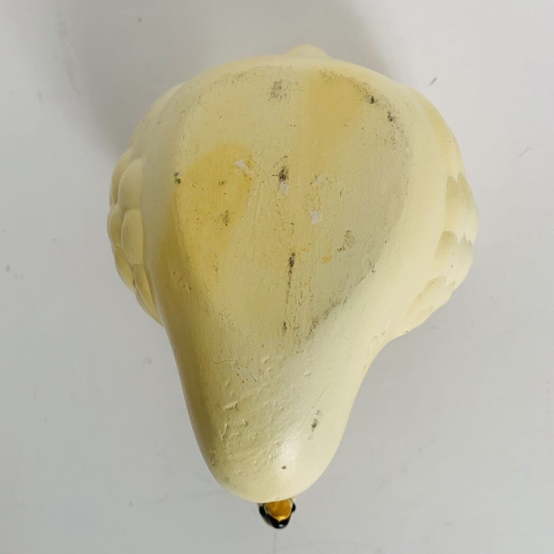 Vintage Midcentury Yellow Swan Candy Nut Dish 5"h x 6"l