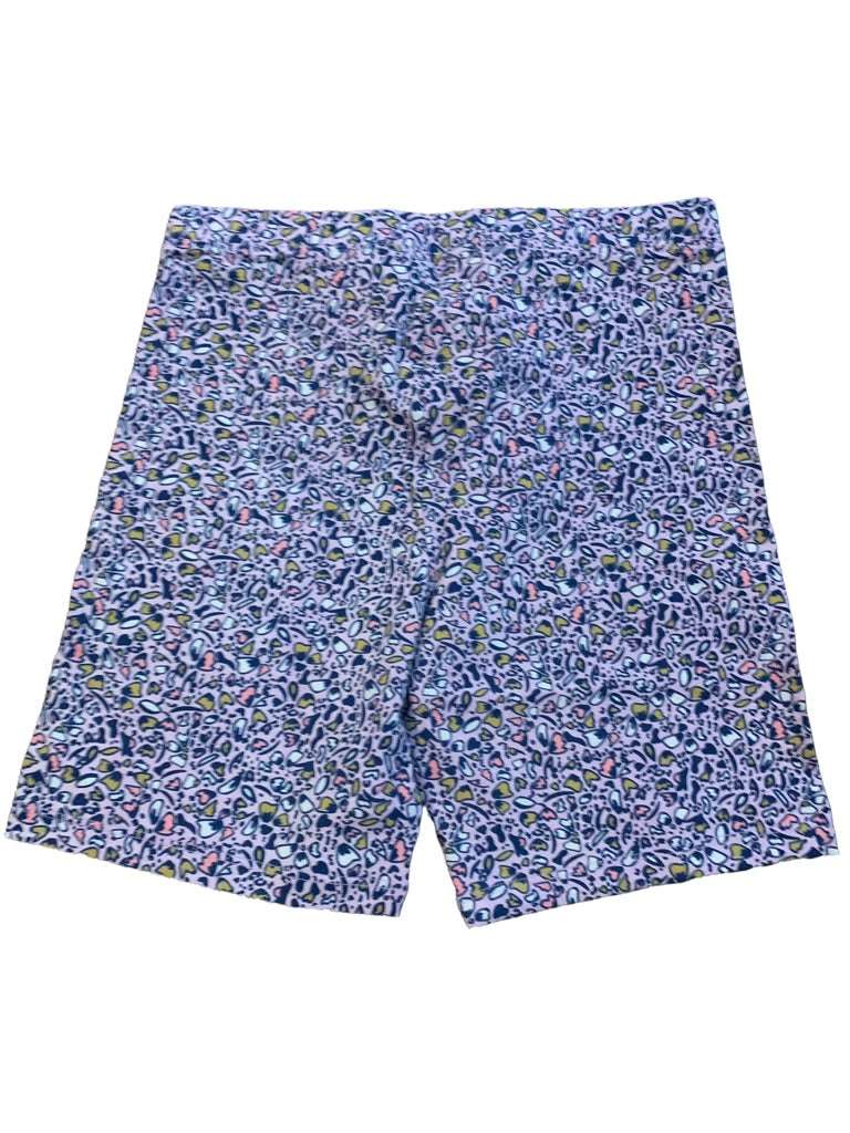 XL Amazon Essentials Girls Cart-Wheel Shorts Fitted Biker Blue Pink Print