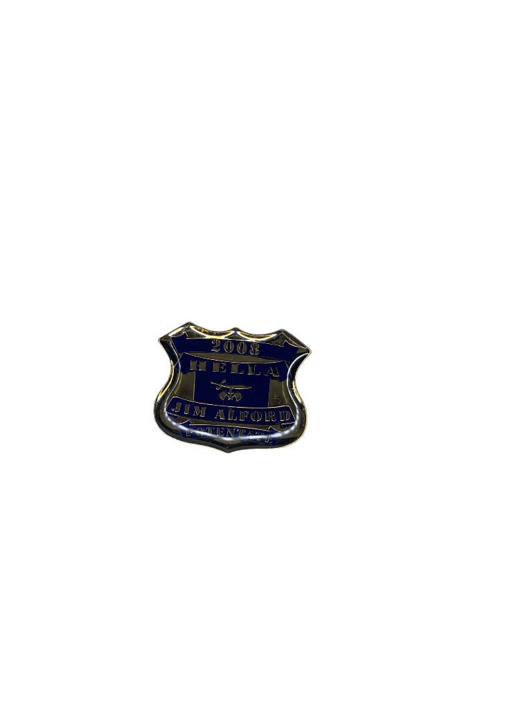 2008 Lapel Pin 1" Shriners Hella Jim Alford Potentate Shield