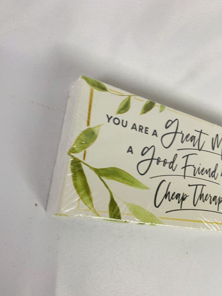 You are a Great Mom Wooden 3 x 6 Wood Block Decorative Made in USA