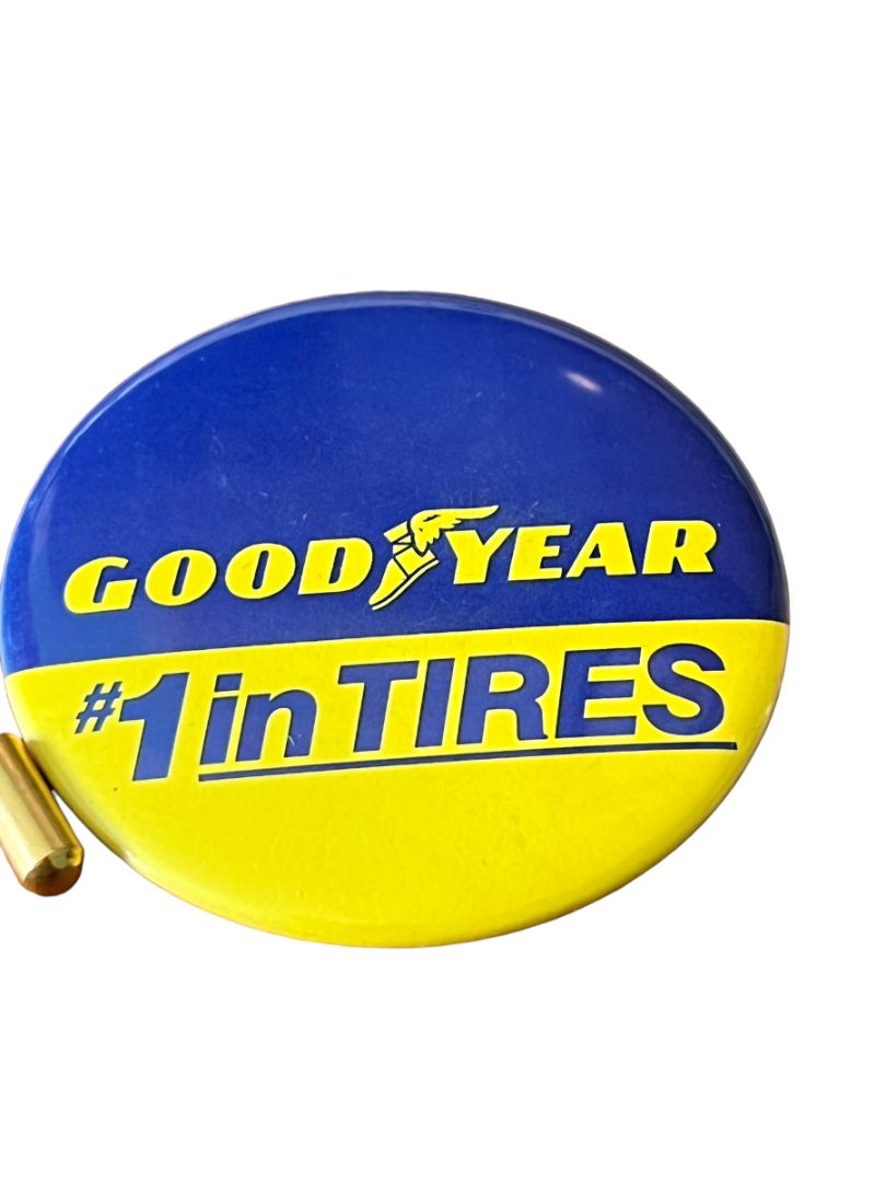 Vintage Goodyear Lot Pinback, Buttons, Keychains 10k GF Stick Pin Employee Award