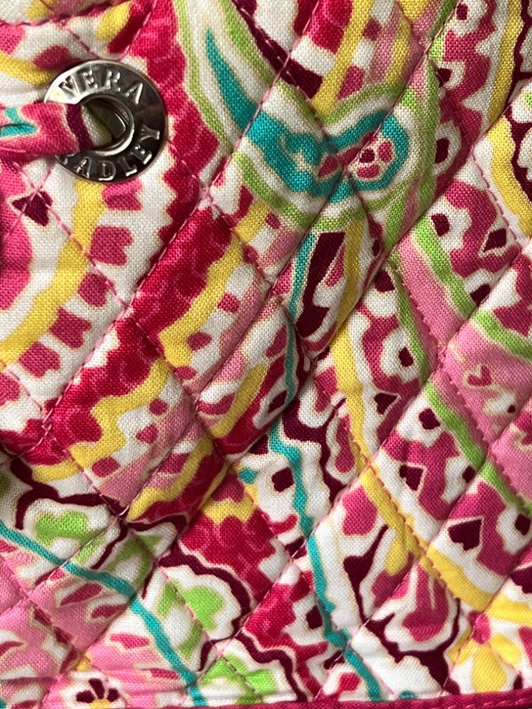 NWOT Vera Bradley Capri Melon Sherry Tote Paisley Small Purse Side Tie