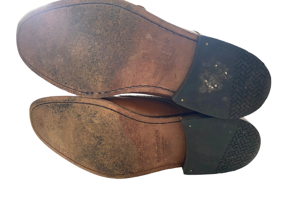 10 Bostonian Nantasket Monk Strap Dress Shoes Brown