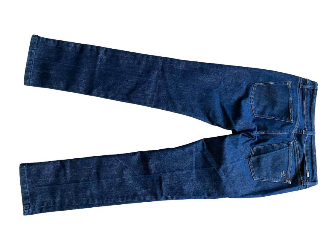 27 DL1961 Angel Mid Rise Skinny Ankle Jeans Dark Wash