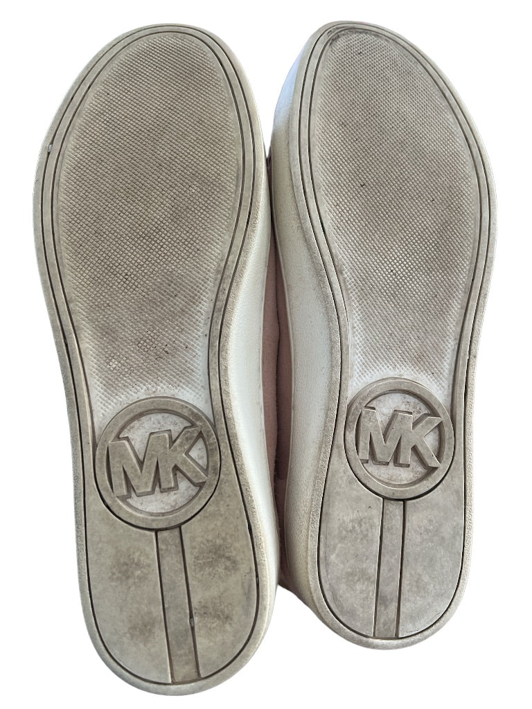 8.5 M Michael Kors Blush Pink Suede Sneakers