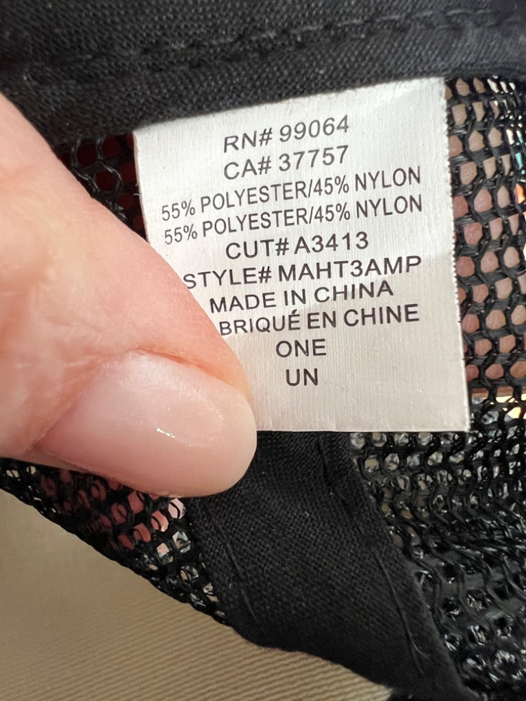 Billabong Blue Wave Vintage Trucker Hat Snap Back Mesh Back Adjustable