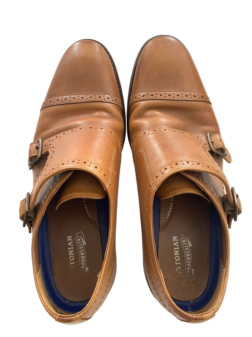 10 Bostonian Nantasket Monk Strap Dress Shoes Brown