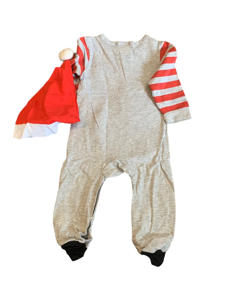 6-12 Months Zoerea Baby Santa Romper with Hat New Holiday
