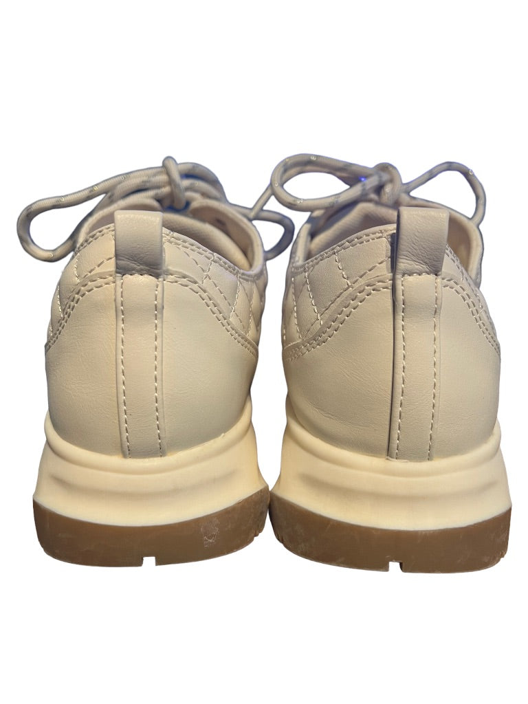 9.5 Rachel Zoe Women's Luxury Fashion Sneaker Michaela Cream NWOB