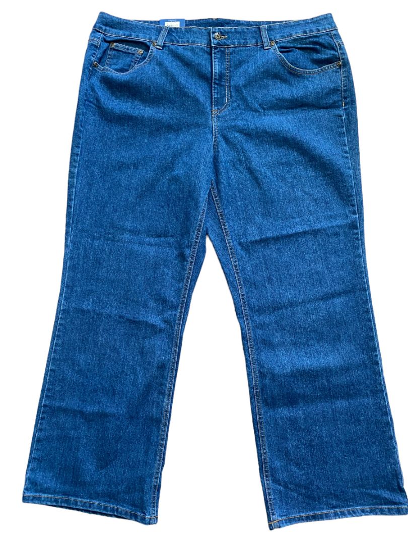 NWT 20W Falls Creek Stretch Bootcut Jeans 5 Pocket