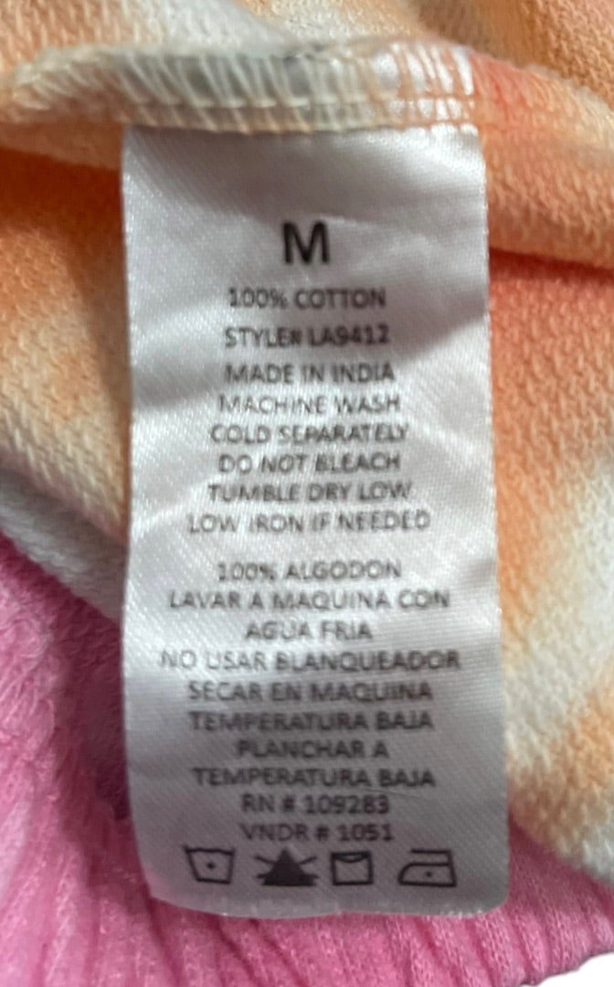 Medium Ocean Drive Cotton Tye Dye Sleeveless Womens Top Elastic Waist