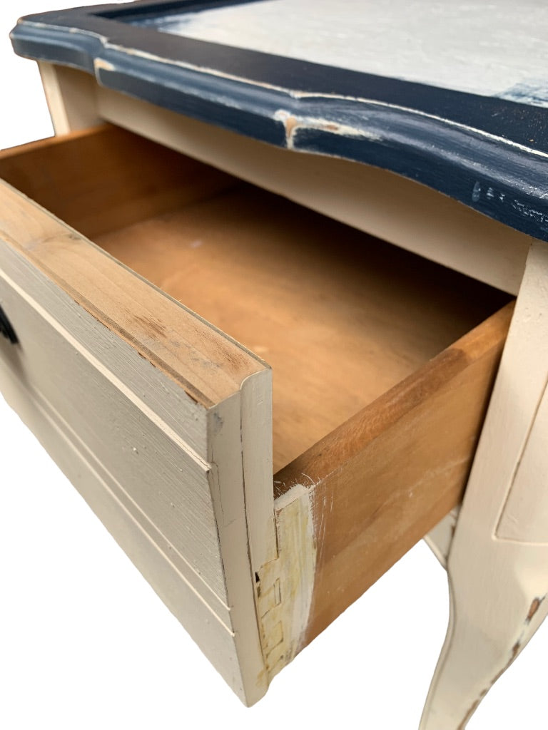 Set of 2 Project Piece End Tables Harmony French Provincial Style Drawers