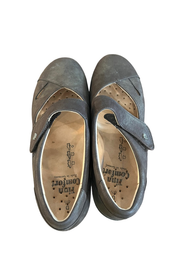 Finn Comfort Aquila Brown Nubuck Mary Jane Shoes 8.5 (US) 6.5 Germany