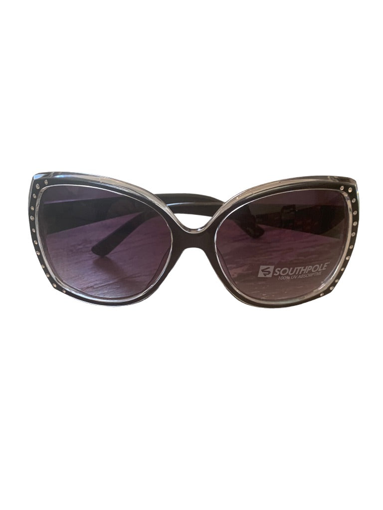 SouthPole Women's Sunglasses 100% UV Absorptive Rhinestone Detail 1021SP